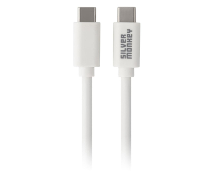 Kabel SILVER MONKEY Kabel USB-C 3.0 60W 0,5m biały